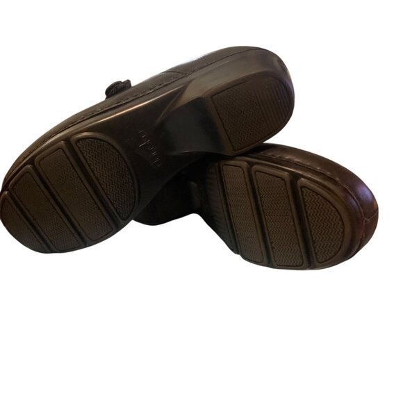 Dansko Women's Black Leather Professional Clogs Slip-On Comfort Shoes Size 11.5 - Picture 14 of 15